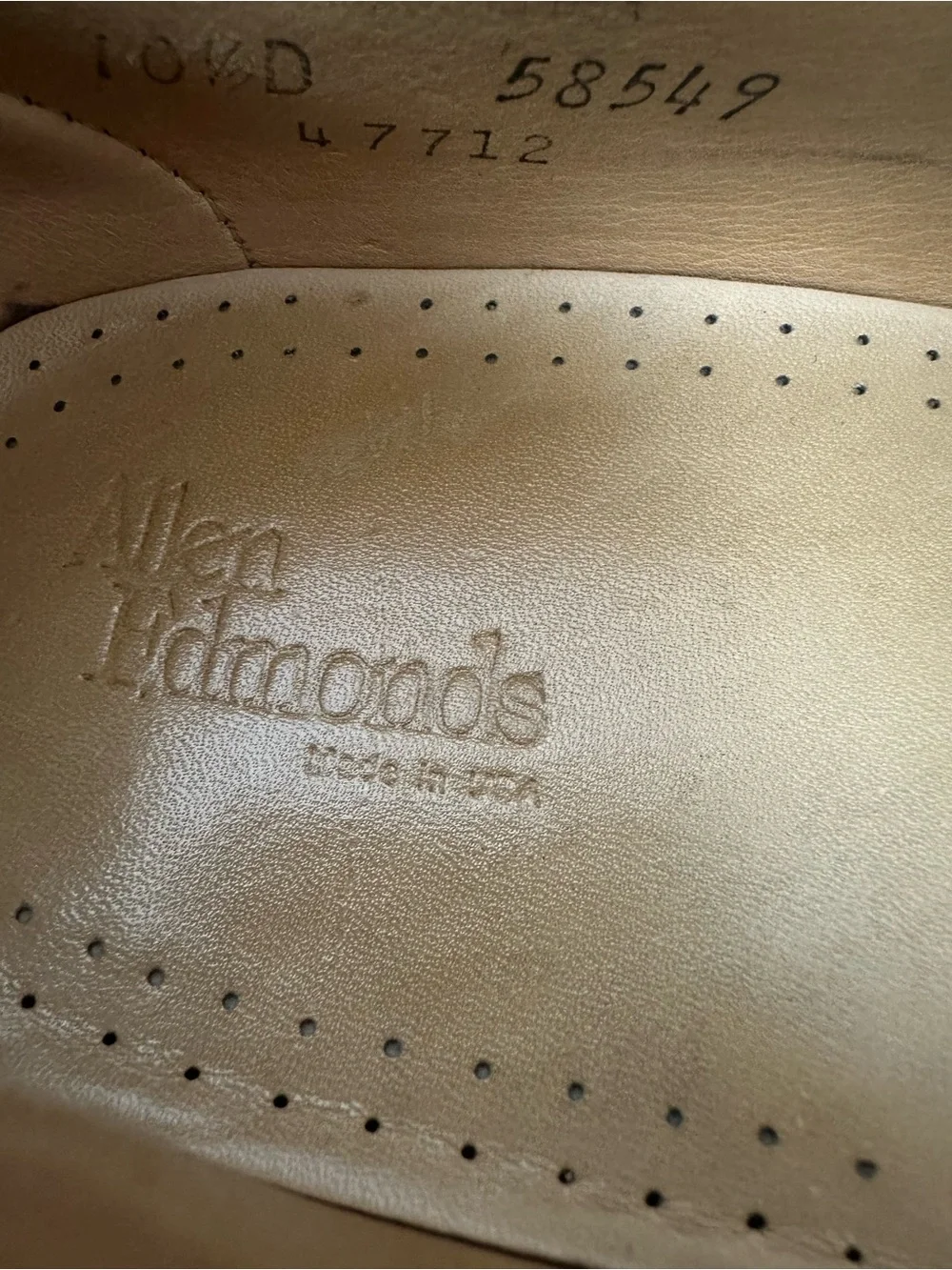 Allen Edmonds refined maxfield